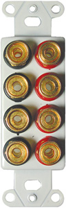 OEM SYSTEMS IWM-8BPG 5-Way Binding Posts 8 connector plates