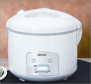 Aroma ARC928S 8Cup Rice Cooker Food Steamer White