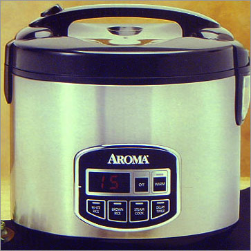Aroma ARC960SB 10Cup Programmable Rice Cooker in Stainless Steel