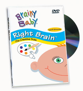 Brainy Baby 20019 Right Brain Infant Learning DVD by Brainy Baby