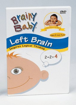Brainy Baby 20029 Left Brain Infant Learning DVD by Brainy Baby