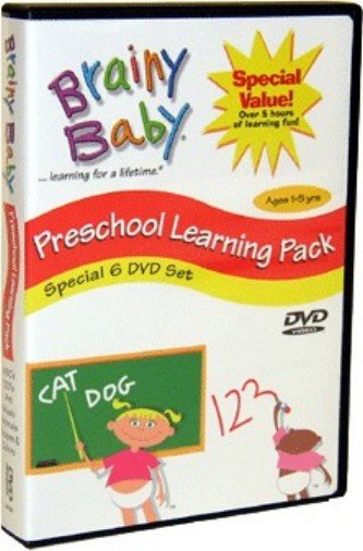 Brainy Baby 24009 PreSchool Learning Pack ABC s 123 s Art Music Animals Shapes and Colors