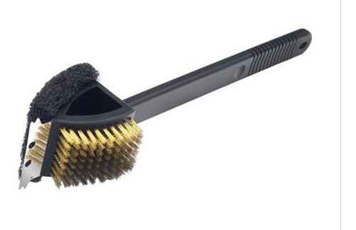 Bayou Classic 370111 15 Inch Dual-Head Plastic Grill Brush