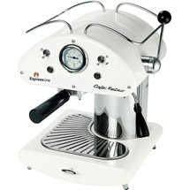 Espressione 1385W Cafe Retro Cappucino/ Espresso Machine in White