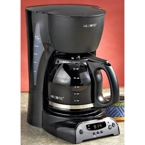 Mr Coffee DRX23 Black 12-Cup Programmable Coffee Maker