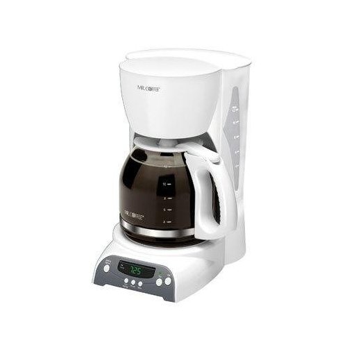Mr Coffee DRX20 12 Cup White Programmable Coffee Maker