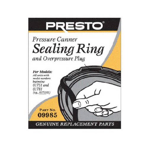 09985 Pressure Canner Sealing Ring And Overpressure Plug