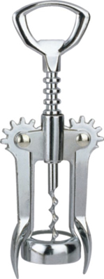 Simran ZR-241 Bar-Basics Zinc Alloy Auger Corkscrew and Bottle Opener