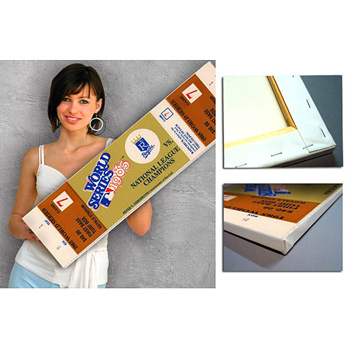 That and amp;apos;s My Ticket Los Angeles Dodgers 1965 World Series Canvas Mega Ticket