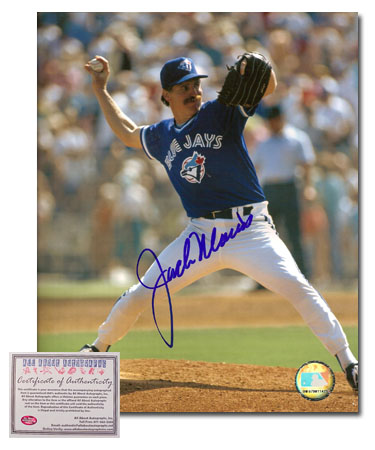 Jack Morris Toronto Blue Jays MLB Hand Signed 8x10 Photograph Double Exposure