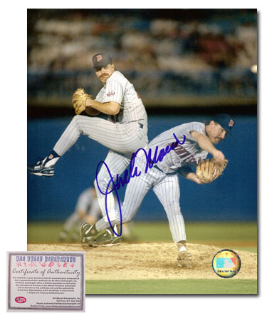 Jack Morris Minnesota Twins MLB Hand Signed 8x10 Photograph Double Exposure