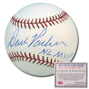 David Parker Pittsburgh Pirates Hand Signed Rawlings MLB Baseball with NL MVP 78 Inscription