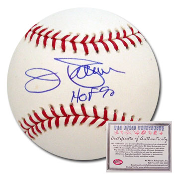 Jim Palmer Baltimore Orioles Hand Signed Rawlings MLB Baseball with HOF 90 Inscription