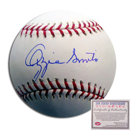 Ozzie Smith St Louis Cardinals MLB Hand Signed Rawlings MLB Baseball