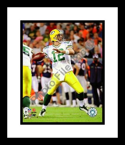 Aaron Rodgers Green Bay Packers NFL Framed 8x10 Photograph Passing