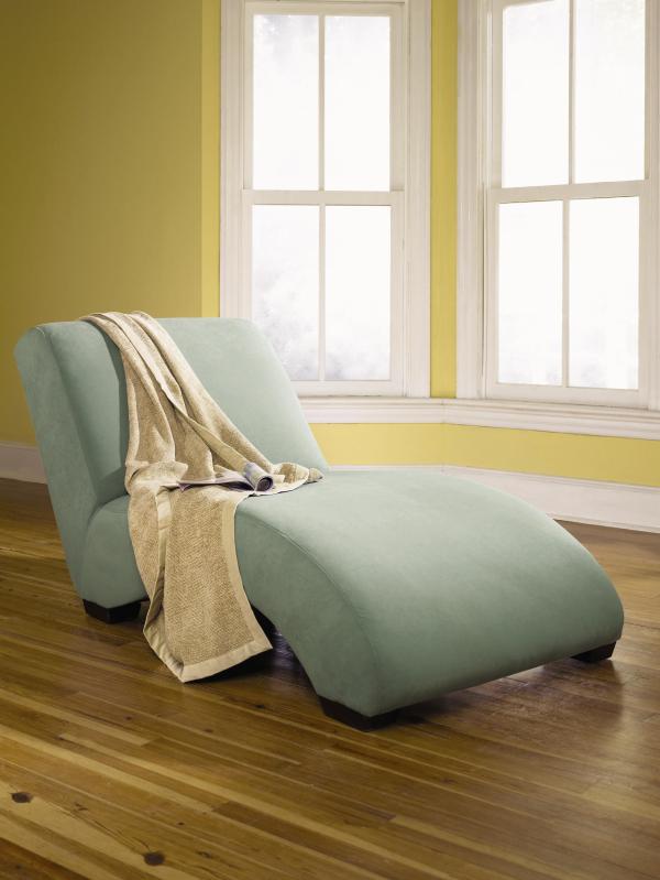 Klaussner 42319CHASEKLAUDARK Contemporary Chaise Lounge- DARK BROWN