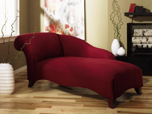 Klaussner 4890RCHASEMICRKHAK Contemporary Chaise Lounge KHAKI