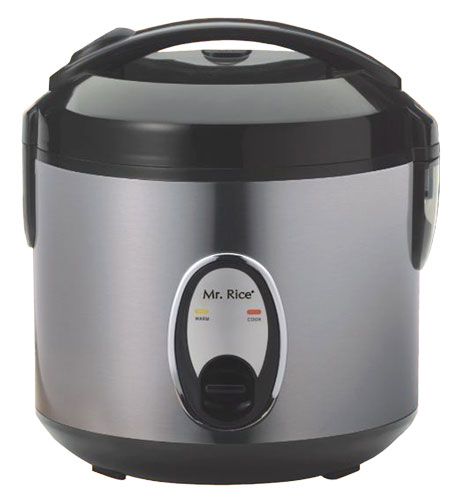 6 Cup Rice Cooker With Stainless Steel Body
