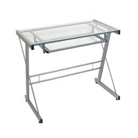 Walker Edison Furniture D31s29 Solo Desk - Silver