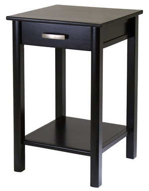 Winsome 92719 Liso End Table or Printer Table with Drawer and Shelf ... Winsome 92719 Liso End Table or Printer Table with Drawer and Shelf ...
