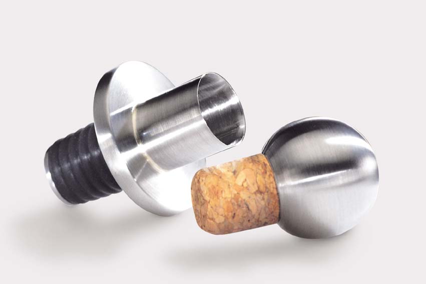 Zack 20495 
SAVIO wine stopper / pou Stainless Steel