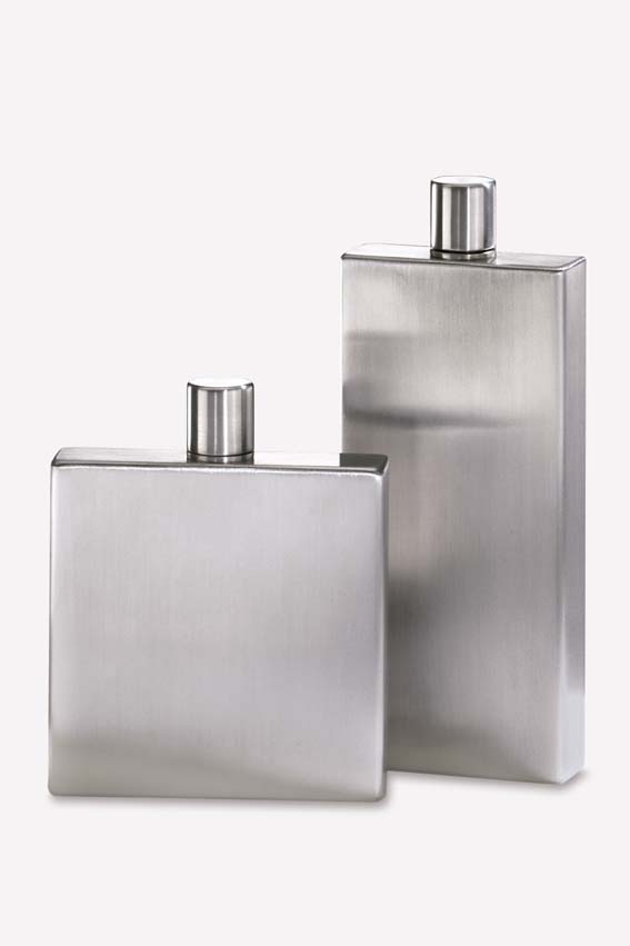 20547 Bolero Hip Flask H.6.30 Inch Stainless Steel