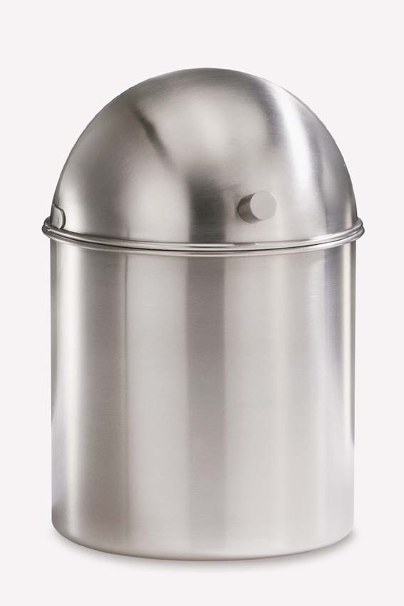 Zack 21174 ARCO table-top bin h. 7.49 inch Stainless Steel Zack 21174 ARCO table-top bin h. 7.49 inch Stainless Steel