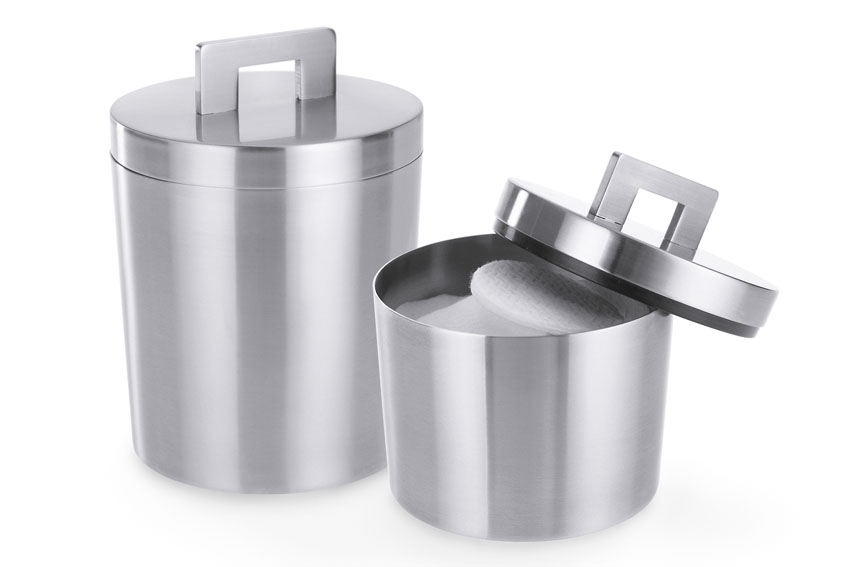 22448 Scorta Canister H. 3.74 Inch Stainless Steel