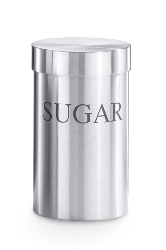 23015 Vivace Sugar Canister H. 6.90 Inch Stainless Steel