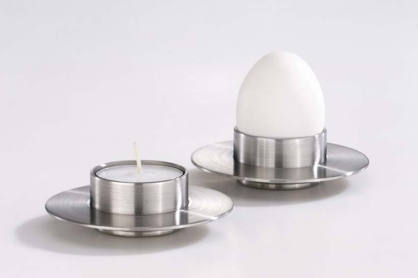 Zack 23027 VIVACE egg cup/tealight holder Stainless Steel23027
