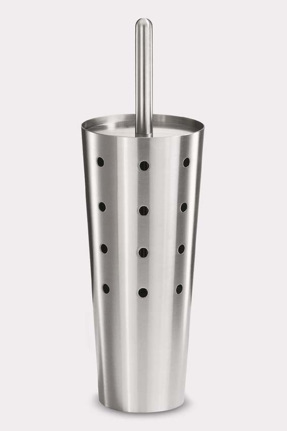 Zack 40139 PULITO toilet brush set Stainless Steel by Zack