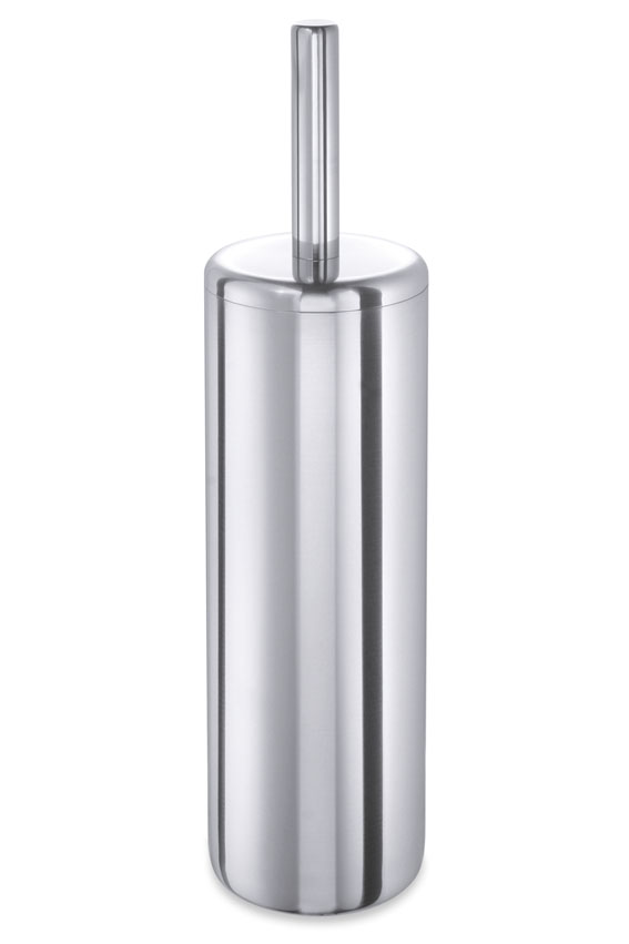 Zack 40280 FOCCIO toilet-brush set h. 14.6. 3.5 inch Stainless Steel by Zack