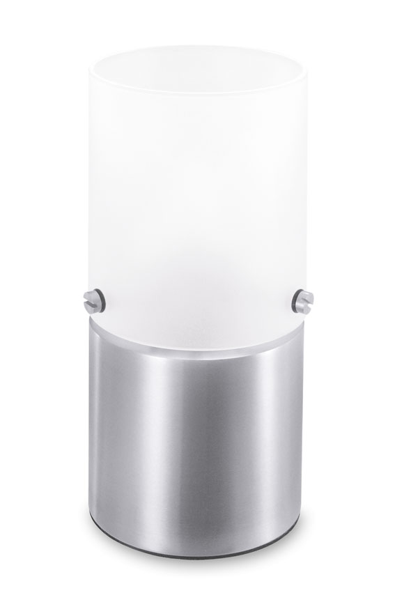 Zack 40665 SOLEADO oil lamp h. 6.90 inch Stainless Steel40665