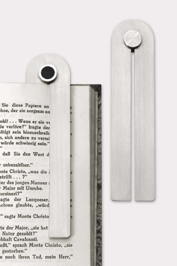 50199 Libro Book Mark 2 Ass. Stainless Steel
