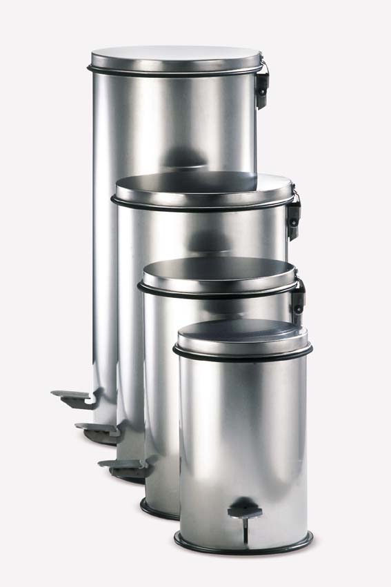 Zack 50802 TITUS waste bin 11 l 10.64 H 16.55 inch Stainless Steel Zack 50802 TITUS waste bin 11 l 10.64 H 16.55 inch Stainless Steel