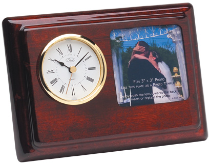 Chass 72650 Topper Clock & Photo Frame Award