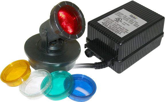 Alpine PL2016T 20Watt Halogen Pond Light with Outdoor Transformer Alpine PL2016T 20Watt Halogen Pond Light with Outdoor Transformer
