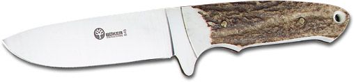 Boker Knife 02BA545HH Stag handle ARBOLITO Fixed Blade Gaucho hunting knife