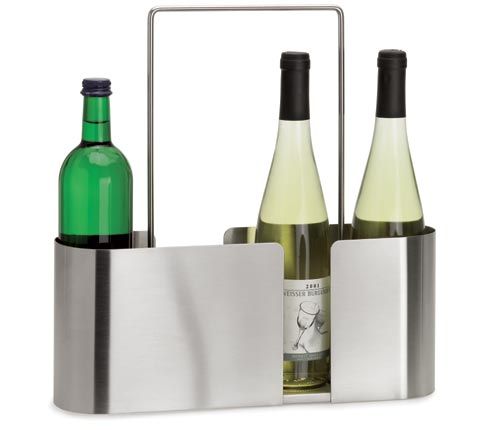 Blomus 65192 Stainless steel Wine bottle carrier by Blomus