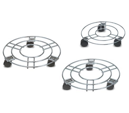 Blomus 66799 Stainless steel planter wheels 11.4 inch66799