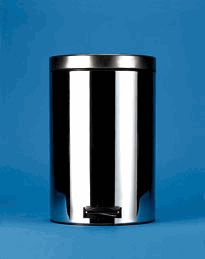 Brabantia 12 Liter Step Garbage Trash Pail Stainless Steel 124907