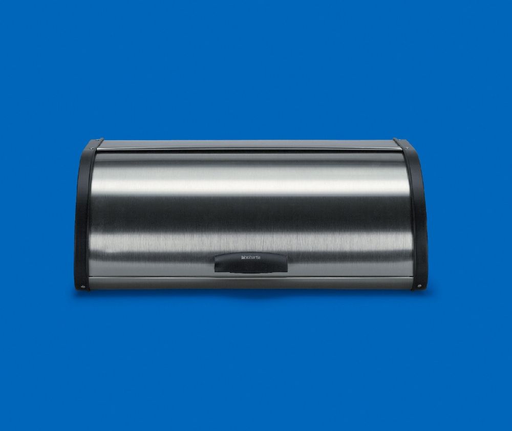 Brabantia Roll Top Bread Box Matt Stainless Steel 299445