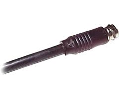 Steren UL Listed RG6 Cable with F Connectors Black 205435BK