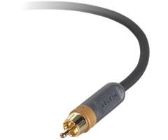 PureAV AV2050015 15Foot Subwoofer Audio Cable Belkin PureAV Blue Series RCA Cable
