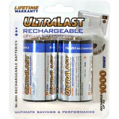Ultralast Rechargeable NiMH Batteries UL2D
