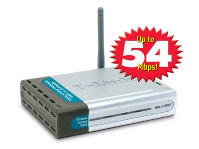 DLink DWLG700AP 802.11G ACCESS POINT 54MBPS