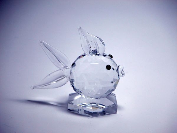 Crystal Florida Gold Fish 1.9 Inch - 1107-HD