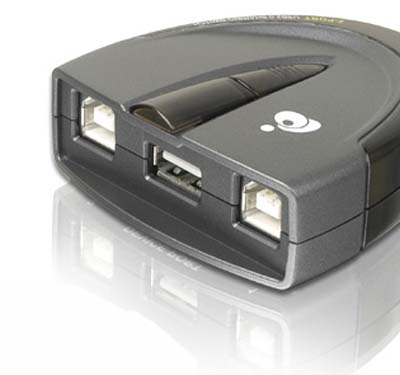 Click here to buy IO Gear GUB201 2 to 1 USB 2.0 Sharing Switch by IO Gear.
