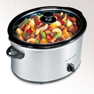 Hamilton Beach Classic Chrome 5 Quart Slow Cooker - 33550