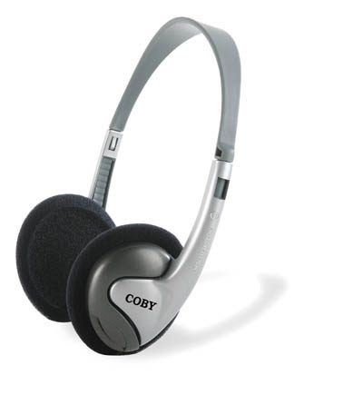 Coby CVH89 SUPER BASS DIGITAL STEREO HEADPHONES with VOLUME CONTROL